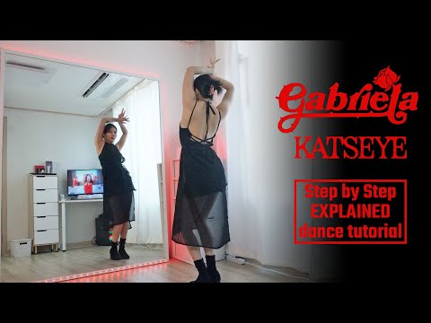 #dancetutorial KATSEYE (캣츠아이) "Gabriela" Step by Step EXPLAINED