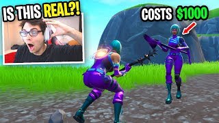 I found ANOTHER Wonder Skin and CARRIED HIM in Random Duos... ($1000 Rare Fortnite Skin)