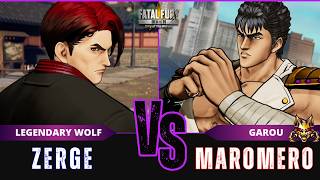 FF:CotW 🐺 ZERGE (Kim Kaphwan) vs MAROMERO (Kenshiro)⭐Replay Match - FATAL FURY: CotW - 9/26