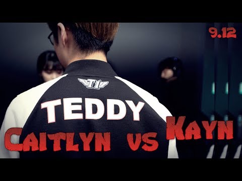 SKT Teddy - Caitlyn vs Kayn Jungle - LoL Season 9 KR Ranked | League Of Legends