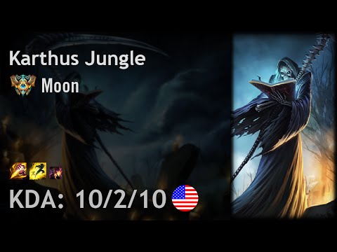 Karthus Jungle vs Nidalee - Moon - NA Challenger Patch 6.18