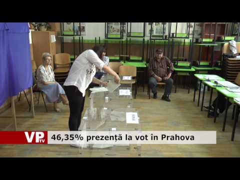 46,35% prezență la vot în Prahova