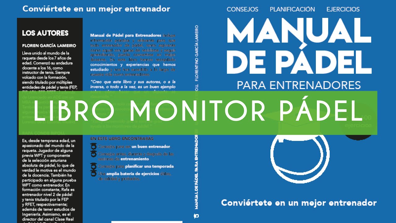 REGALO entrenador PÁDEL | MANUAL DE PÁDEL PARA ENTRENADORES