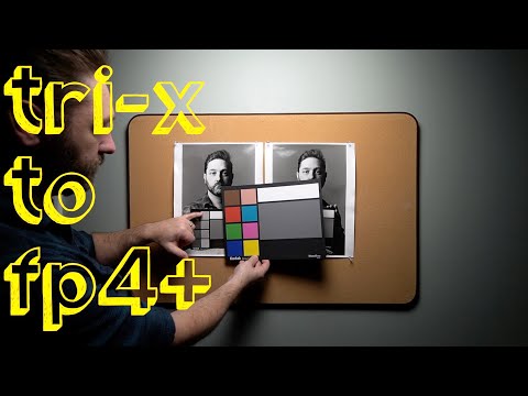 FP4+ To Tri-X Comparison