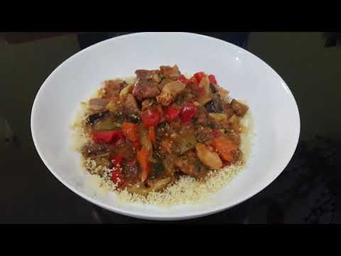 Receta me e thjeshte per kus kus me mish dhe perime