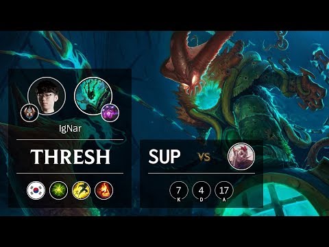 Thresh Support vs Rakan - KR Challenger Patch 9.24