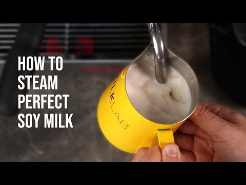 How to steam silky soy milk