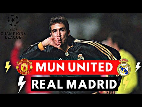 Manchester United vs Real Madrid 2-3 All Goals & Highlights ( 2000 Uefa Champions League )