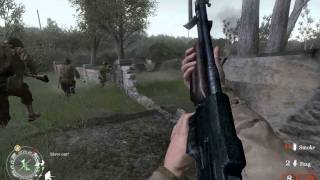 "Call of Duty 2", walkthrough on Veteran, Chapter 8 - "D-Day", part 1 - The Battle of Pointe du Hoc