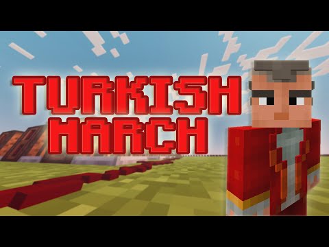 Incredible Turkish March on Minecraft!
