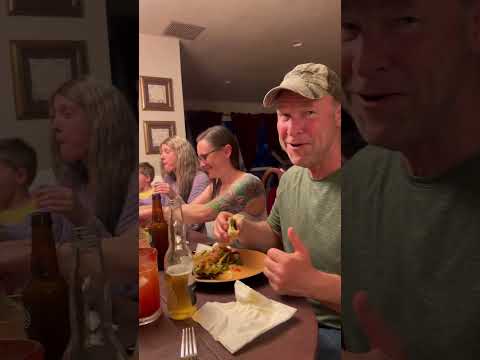 Barbecued meat for the gringos (I loved their reaction)