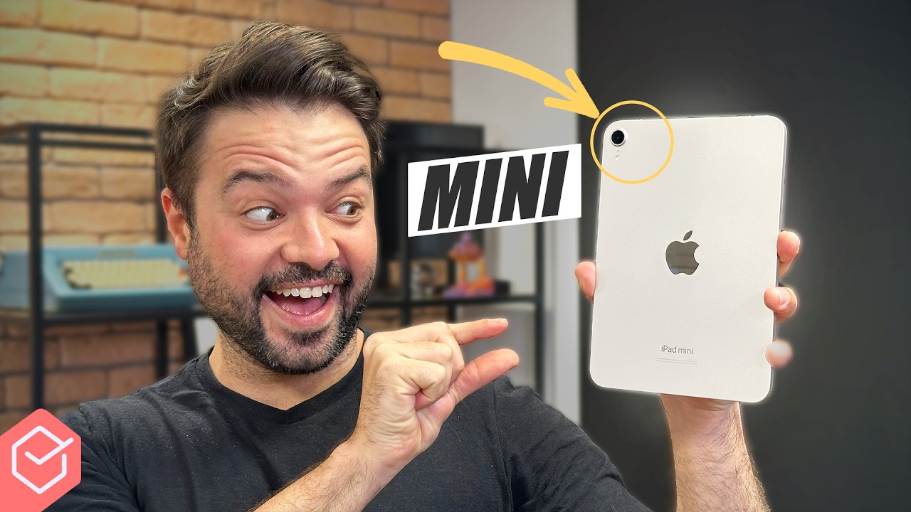 Miniatura da avaliação em vídeo de Tablet Apple iPad mini (2024) A17 Pro 128 GB Roxo