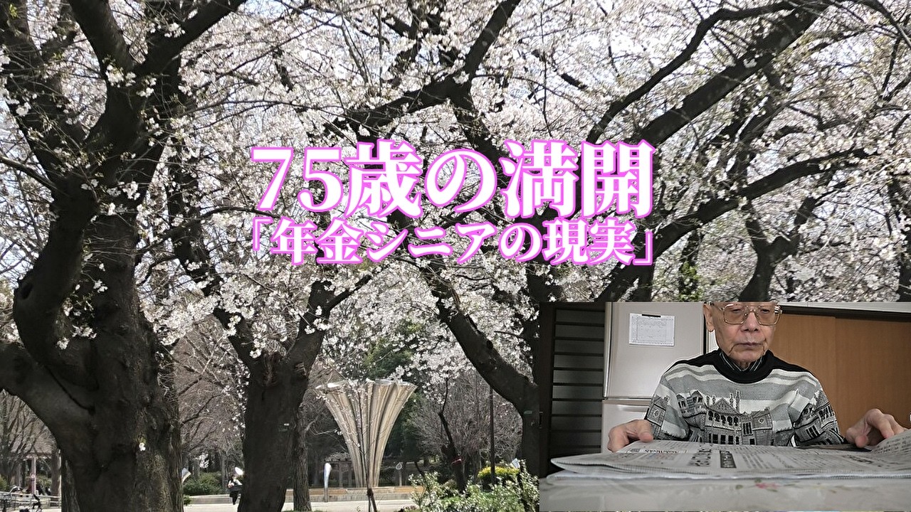 75歳の満開「年金シニアの現実」