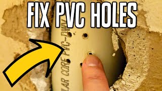 How to Fix a Hole in a PVC Pipe