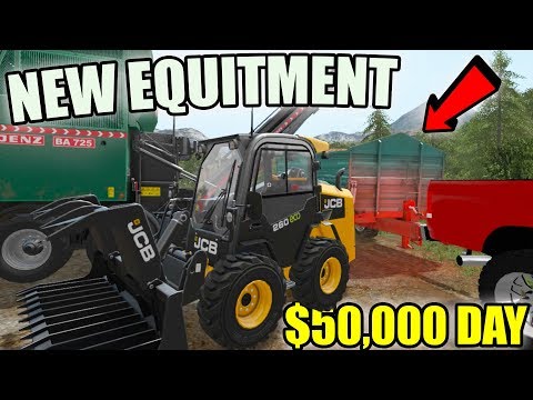 MAKING $50,000 | SELLING WOOD CHIPS | EPISODE 2 | FARMING SIMULATOR 2017