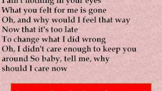 Sara Evans - Why Should I Care Lyrics