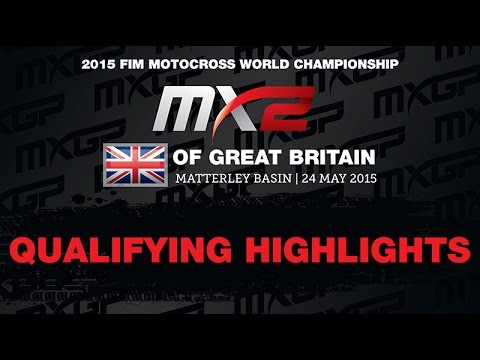 MXGP of Great Britain MX2 Qualifying Race Highlights - motocross 2015
