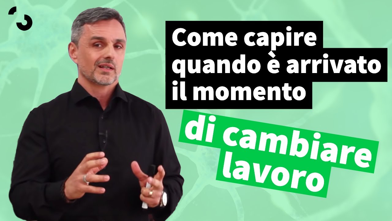 Watch Now Come capire quando è arrivato il momento di cambiare lavoro | Filippo Ongaro Come capire quando è arrivato il momento di cambiare lavoro | Filippo Ongaro