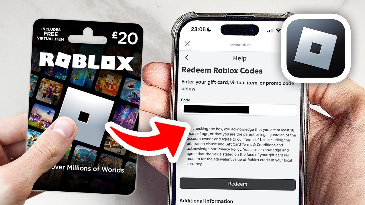 How To Redeem Roblox Gift Card On Mobile - Full Guide