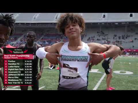 Boys 4x400m Relay Championship Final Section 5 - New Balance Nationals Outdoor 2023