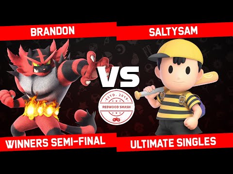 Brandon vs SaltySam - Winners Semi-Final SSBU Singles - Redwood Smash 6 | Incineroar vs Ness