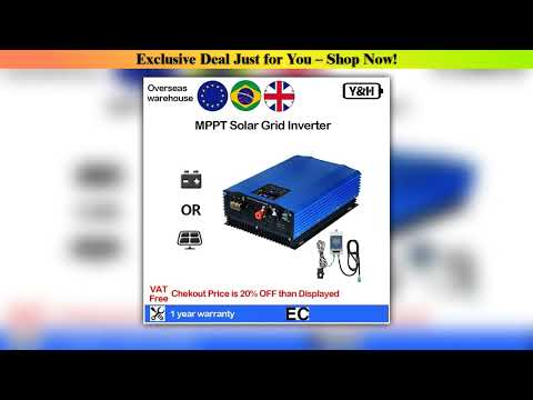 Y H 1000w — Deal (2025): Y&H 1000w 1200w Grid Solar Micro Inverter 24V 48V With Limiter