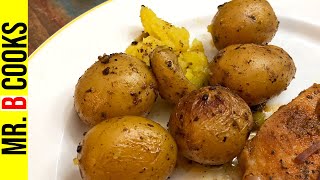 Slow Cooker Herbed Potatoes | Crockpot Potato Recipe | Easy Side Dishes