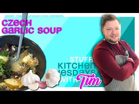 BEST CZECH GARLIC SOUP RECIPE | Czech food | - Kitchen Tuesdays with Tim