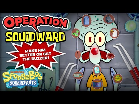 "Operation" Squidward | Every Time Squidward was in Pain 🤕 | SpongeBob