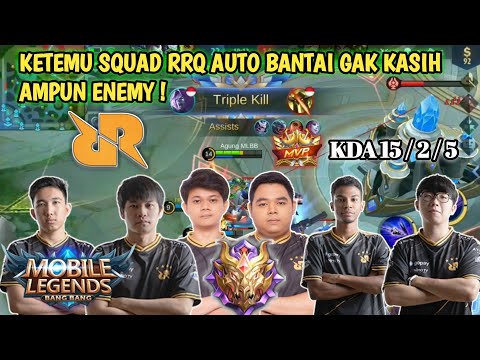 Solo Ranked ! Ketemu Squad RRQ Hoshi Auto Bantai Enemy_AgungMLBB _Top Global Moskov_Mobile Legends