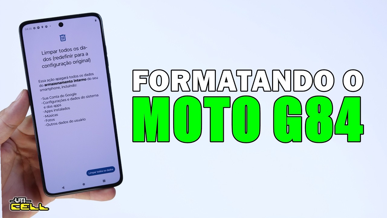 Como formatar o Motorola Moto G84 (XT2347) #UTICell