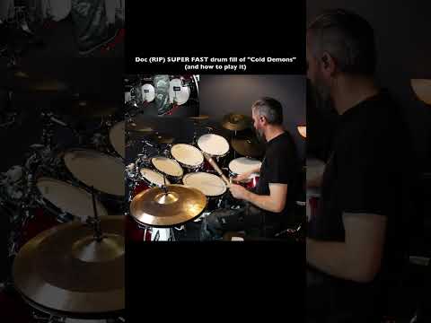 CRAZY Death Metal drum fill! This is super fast drumming! Doc (RIP) from Vader was a monster!