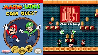 Coin Quest: Starring Mario & Luigi (2017) | Hack of Super Uwol [NES]