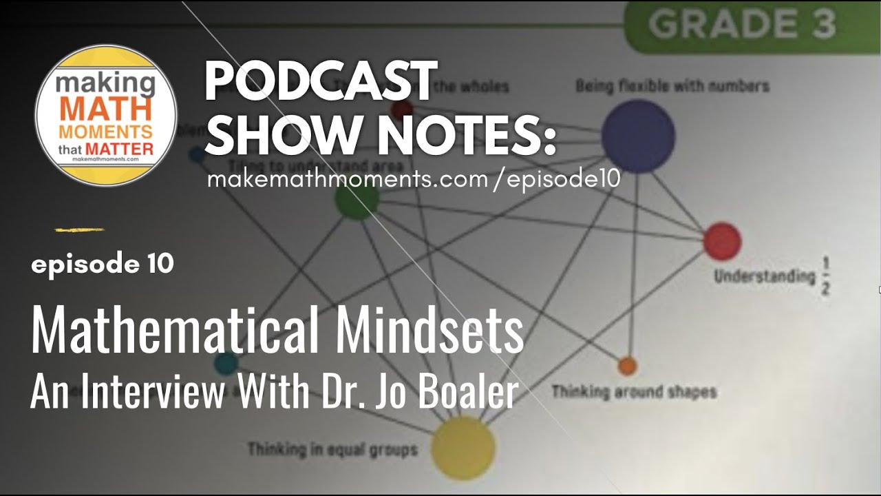 Ep10: Mathematical Mindsets: An Interview With Dr. Jo Boaler