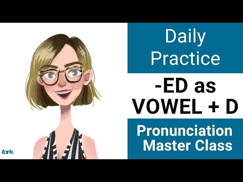 接尾辞-ED母音＋Dの発音練習アメリカ英語子音マスタークラス (Suffix -ED Shadowing Practice Vowel + D Daily Pronunciation American English Consonant Master Class)