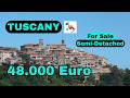 TUSCANY Castell Azzara GROSSETO SEMI DETACHED HOUSE 48K 3 Floors Beautiful Hills 103sqm 1150sqf