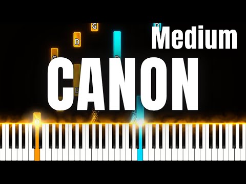 Canon in D - Piano Tutorial INTERMEDIATE (SHEET MUSIC)