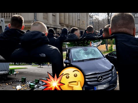 Angriff aus dem Nichts! (vor dem Stadion...)