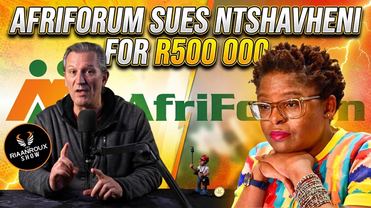 Afriforum Sues Ntshavheni for R500 000