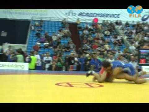 KTSOEV Soslan (RUS) -- BICHINASHVILI Davyd (GER)  1/8 Finale