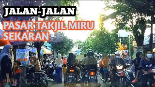 Download lagu PASAR TAKJIL DESA MIRU SEKARAN || CARVLOG INDONESIA mp3