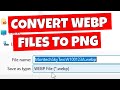 Save Or Change Chrome Website Images From WEBP To PNG