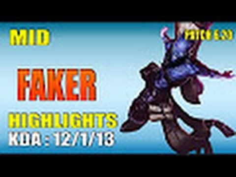 SKT Faker Ryze vs Viktor -  Mid NA SoloQ  | Highlights 2016