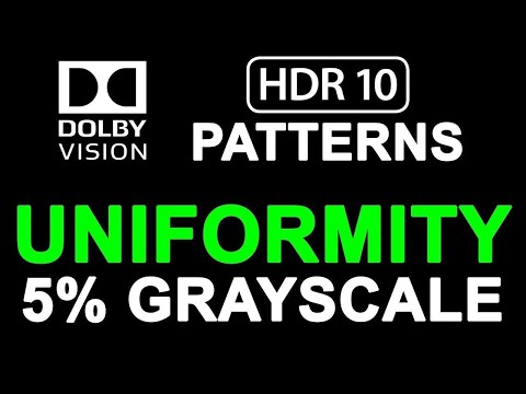 Test Your TV Uniformity: 5% Grayscale HDR10 Dolby Vision & SDR