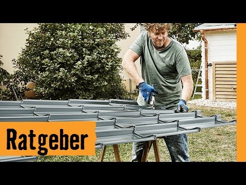 Gartenhausdach decken mit Blech | HORNBACH Meisterschmiede