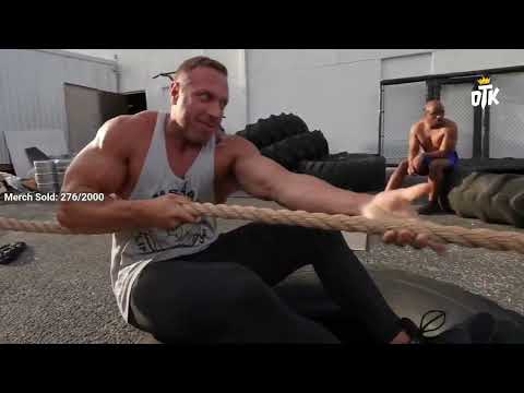 Knut pulling a truck