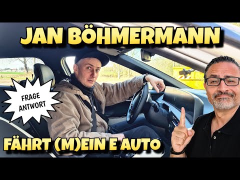 Jan Böhmermann fährt mein Elektroauto ganz Privat! Unser Talk über E Mobilität und mehr.