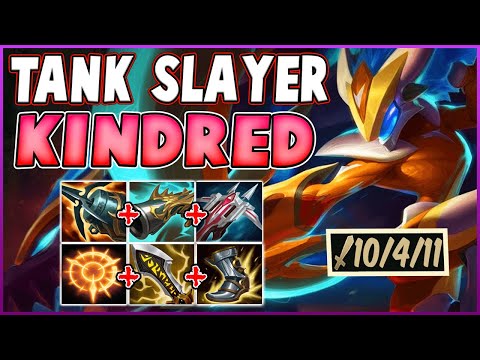 Shred Tanks In Season 11 With Tank Slayer Kindred! Kraken Slayer Kindred Build! - League Of Legends