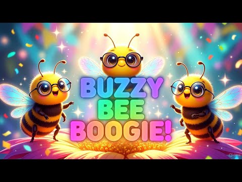 Buzzy Bee Boogie 🐝💃 | Fun Kids Dance Song! | Cute Cartoon Bees & Catchy Music