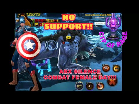 ABX GUIDE COMBAT FEMALE DAY!!! CULL STAGE 77 FIRST CLEAR!!!- Marvel future fight